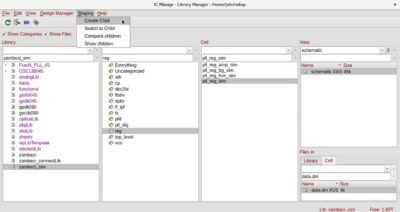 Virtuoso Custom IC analog design management - staging branch - IC Manage GDP-AI